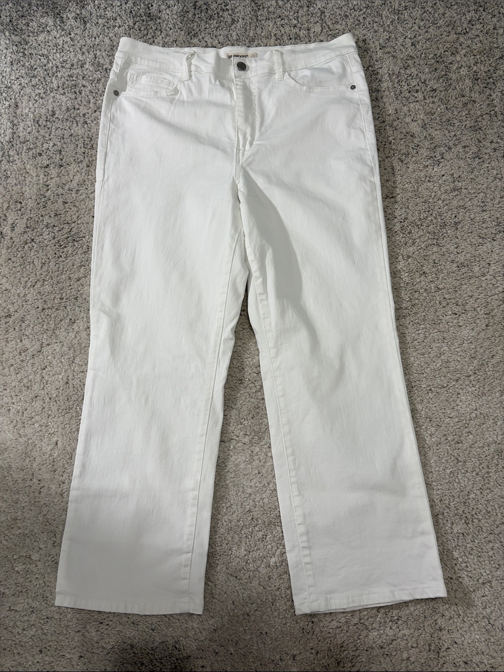 BLANK NYC Classic White Wide-Leg Women's Jeans Size 14